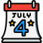 4th of july icon 64x64