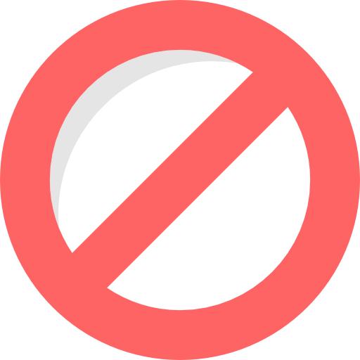 Prohibited icon