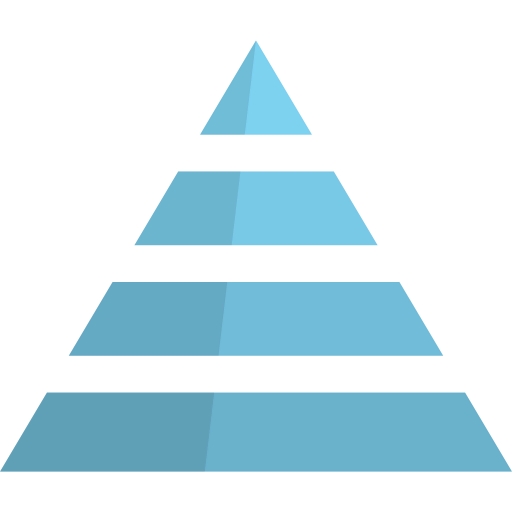 Pyramidal icon