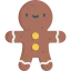 Gingerbread man ícono 64x64