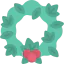 Christmas wreath icon 64x64