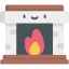 Fireplace icon 64x64