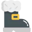 Santa claus boot icon 64x64