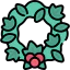 Christmas wreath icon 64x64