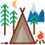 Camping icon 64x64