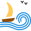 Sailing boat icon 64x64