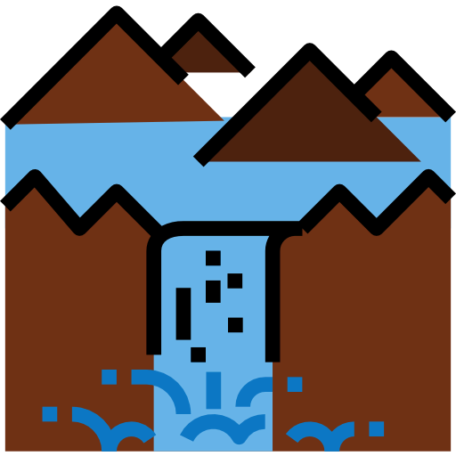 Waterfall icon