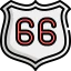 Route 66 icon 64x64
