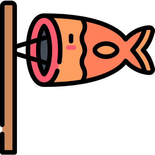 Fish flag icon