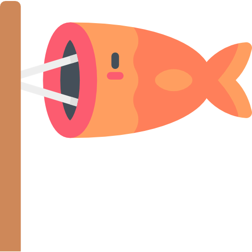 Fish flag icon