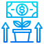 Money growth icon 64x64