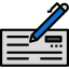 Cheque icon 64x64