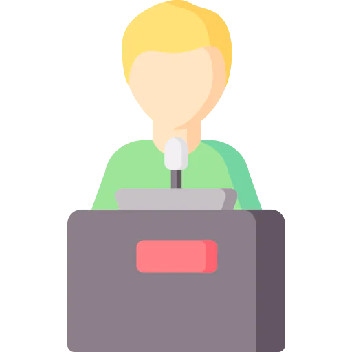 Public interview icon