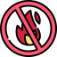 No fire アイコン 64x64