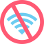 No wifi ícono 64x64