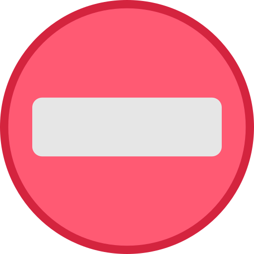 No entry icon