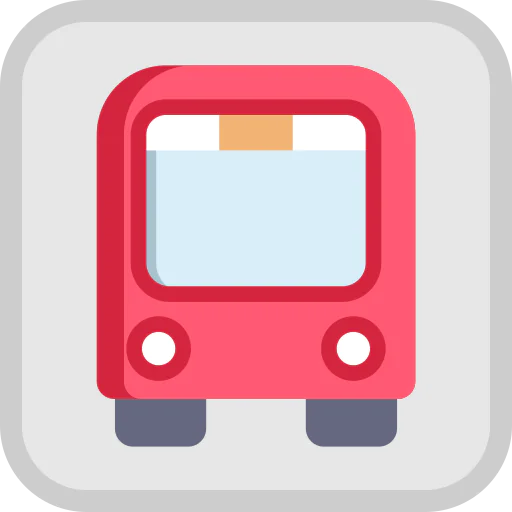Bus stop icon