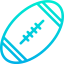 Rugby ball icon 64x64