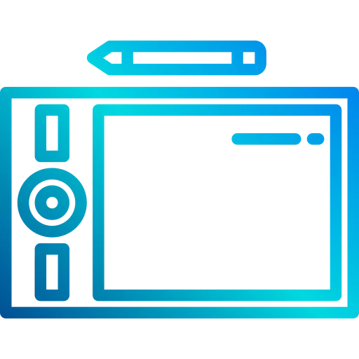 Drawing tablet icon