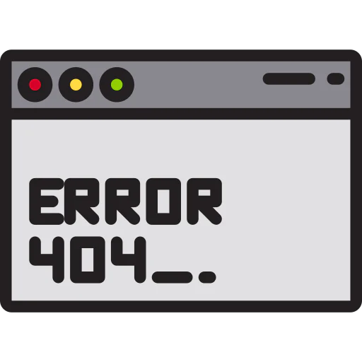 Error 404 icon