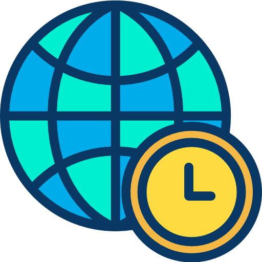 Time zone icon