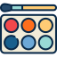 Watercolor icon 64x64