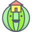 Earth grid icon 64x64