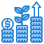 Money growth icon 64x64