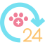 24 hours Symbol 64x64