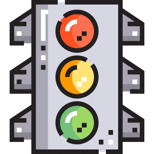 Traffic light icon