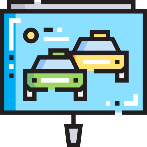 Driving school icon