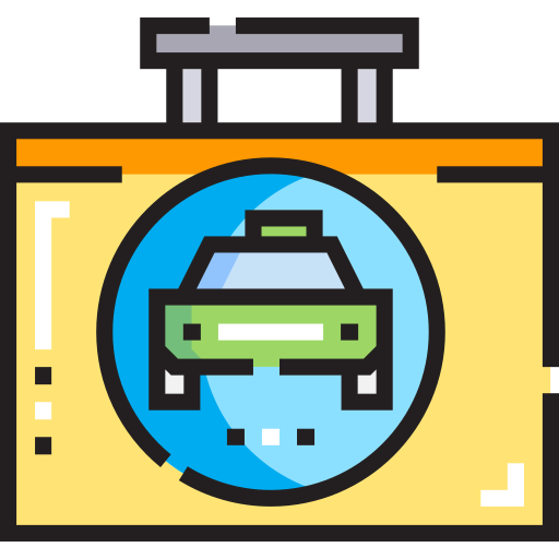 Driving school icon