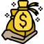 Money bag ícono 64x64