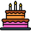 Birthday cake icon 64x64