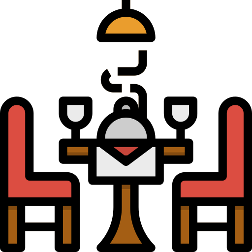 Dinner table icon