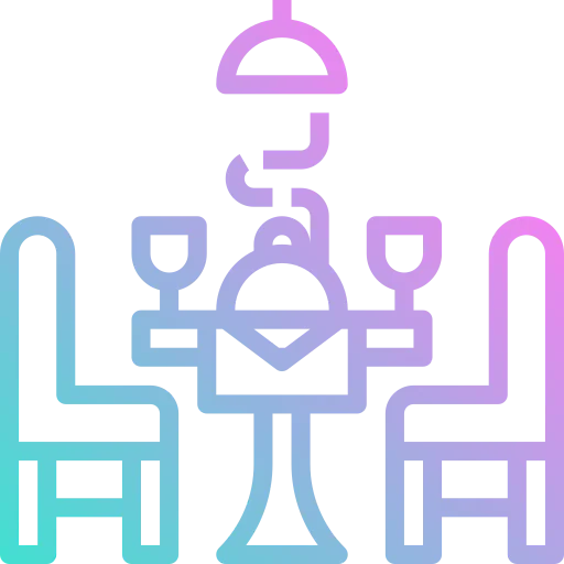 Dinner table icon