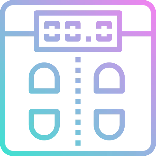 Weight scale icon