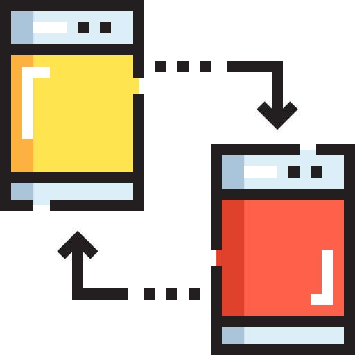 Data transfer icon