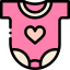 Baby clothes icon 64x64
