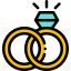Wedding ring icon 64x64