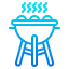 BBQ grill icon 64x64