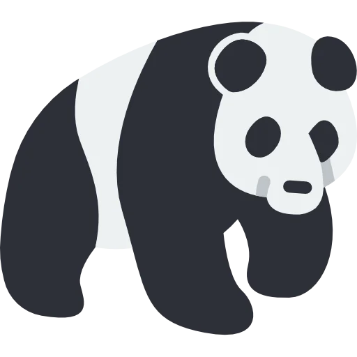 Panda bear icon