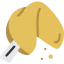 Fortune cookie ícono 64x64