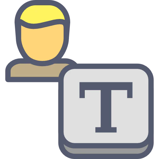 Text icon