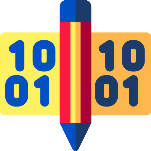 Binary code icon