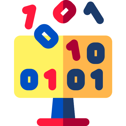 Binary code icon