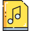 Music file icon 64x64