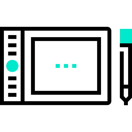 Drawing tablet icon