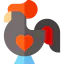 Rooster icon 64x64