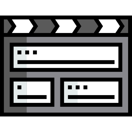 Clapperboard icon